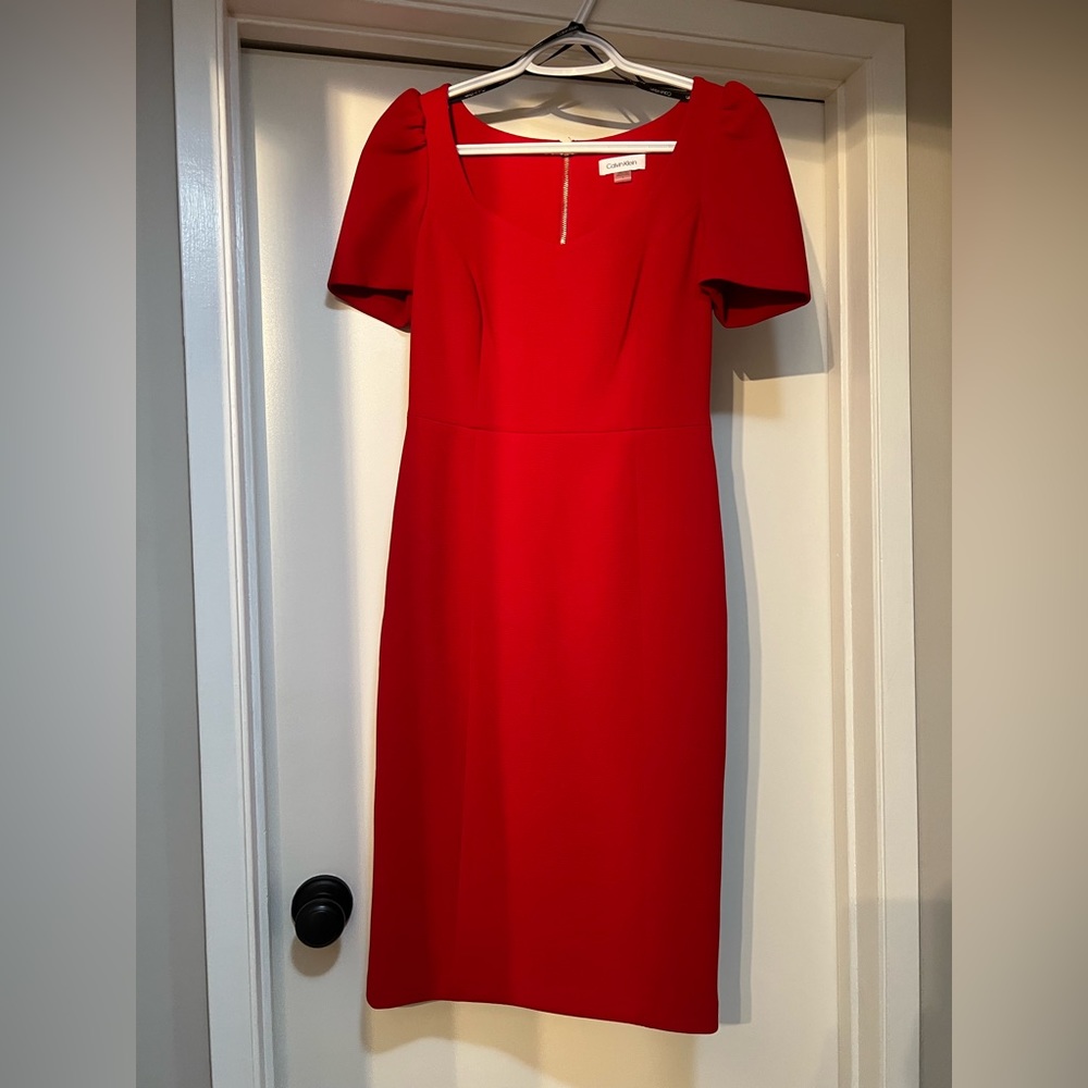 Women’s Calvin Klein Red Dress